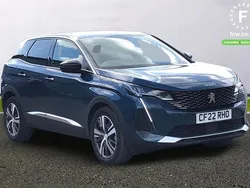 Blue Used 2022 Peugeot 3008 Allure Estate | £18,199 (Fair price)