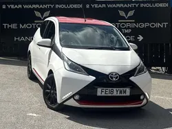 White Used 2018 Toyota Aygo x-press Hatchback | £6,895 (Fair price)