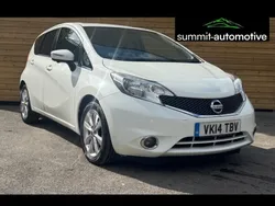 White Used 2014 Nissan Note Tekna MPV | £3,690 (Fair price)