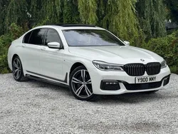 White Used 2016 BMW 740L M Sport Sedan | £22,495 (Fair price)