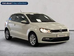 White Used 2015 VW Polo SE Hatchback | £7,474 (Fair price)