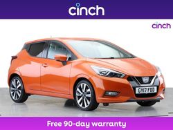 Orange Used 2017 Nissan Micra Tekna Hatchback | £9,169 (Fair price)