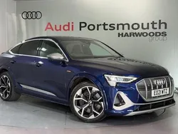 Blue Used 2021 Audi e-tron Sportback Comfort SUV | £30,990 (Fair price)