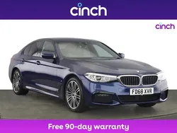 Blue Used 2018 BMW 530e M Sport Sedan | £17,949 (Fair price)
