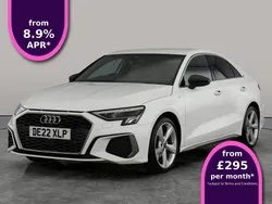 White Used 2022 Audi A3 S-Line Sedan | £20,724 (Fair price)