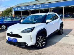 White Used 2022 Toyota Yaris Hybrid Design Hatchback | £18,995 (A bit pricey)