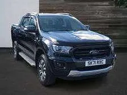 Black Used 2021 Ford Ranger Wildtrack Pickup | £23,148 (Fair price)