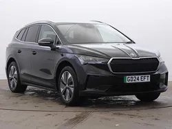Black Used 2024 Skoda Enyaq iV SUV | £30,995 (Fair price)
