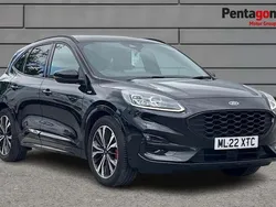 Agate black premium paint Used 2022 Ford Kuga ST-Line X SUV | £20,495 (Fair price)