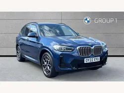 Blue Used 2022 BMW X3 M Sport SUV | £34,250 (Fair price)