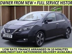 Black Used 2021 Nissan Leaf N-Connecta Hatchback | £7,650 (Good price)