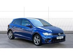 Blue Used 2022 VW Polo R-line Hatchback | £19,010 (Fair price)
