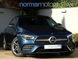Blue Used 2022 Mercedes CLA250 AMG line Sedan | £26,495 (Fair price)