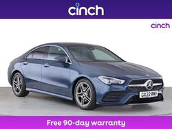 Blue Used 2022 Mercedes CLA180 AMG Line Premium Plus Sedan | £20,489 (Fair price)