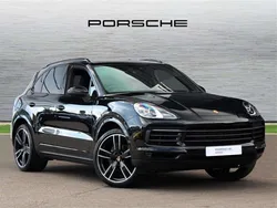 Black Used 2023 Porsche Cayenne Platinum Edition SUV | £64,990 (A bit pricey)