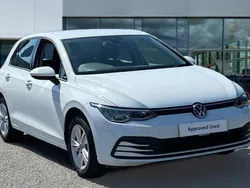 Pure white Used 2023 VW Golf VIII Life Hatchback | £18,223 (Good price)