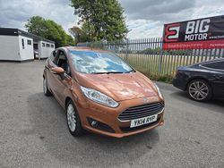 Yellow Used 2014 Ford Fiesta Titanium Hatchback | £4,299 (Fair price)