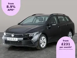 Black Used 2021 VW Golf VIII Life Estate | £16,237 (Fair price)