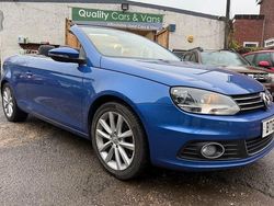 Blue Used 2012 VW Eos SE Cabriolet | £5,295 (Fair price)