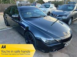 Black Used 2006 BMW 630 Sport Line Coupe | £4,995