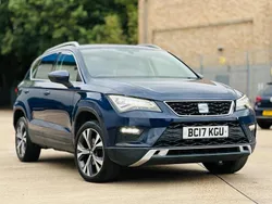 Blue Used 2017 Seat Ateca Ecomotive SUV | £8,695 (Fair price)