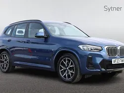 Blue Used 2023 BMW X3 M Sport SUV | £39,500 (Fair price)