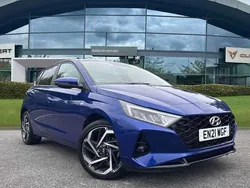 Blue Used 2021 Hyundai i20 Premium Hatchback | £13,495 (Fair price)