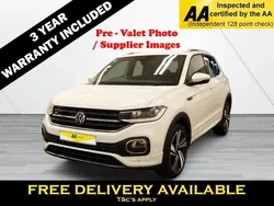 White Used 2021 VW T-Cross R-line SUV | £19,395 (Good price)