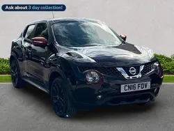 Black Used 2016 Nissan Juke N-Connecta SUV | £7,279 (Fair price)