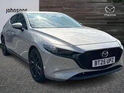 Silver Used 2025 Mazda 3 Exclusive-Line Hatchback | £24,590 (Expensive)