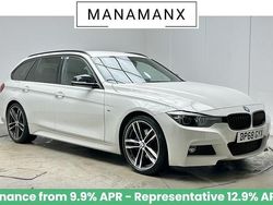 White Used 2018 BMW 320 M Sport Estate | £16,780 (Fair price)