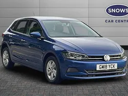 Blue Used 2018 VW Polo SE Hatchback | £10,649 (Fair price)