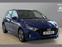 Blue Used 2021 Hyundai i20 Hatchback | £13,001 (Fair price)