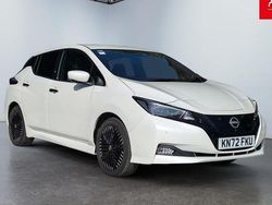 White Used 2022 Nissan Leaf Tekna Hatchback | £11,990 (Fair price)