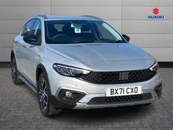 Silver Used 2021 Fiat Tipo Cross Hatchback | £11,283 (Fair price)
