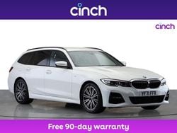White Used 2021 BMW 320 M Sport Estate | £21,599 (Fair price)