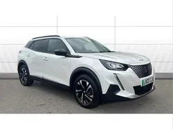 White Used 2022 Peugeot e-2008 Allure Premium SUV | £13,999 (Fair price)