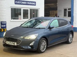 Chrome blue Used 2022 Ford Focus Titanium X Hatchback | £16,995 (Fair price)