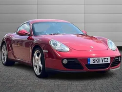 Ruby red Used 2011 Porsche Cayman Coupe | £17,990 (Fair price)