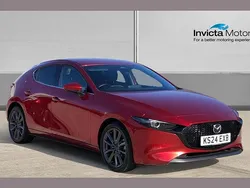 Red Used 2024 Mazda 3 Exclusive-Line Hatchback | £21,250 (A bit pricey)