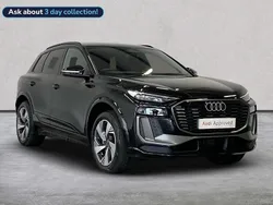 Black New 2025 Audi Q6 e-tron S-Line SUV | £53,479