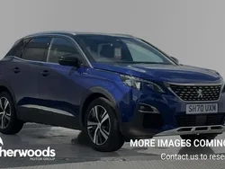 Blue Used 2020 Peugeot 3008 GT-line SUV | £15,990 (Fair price)
