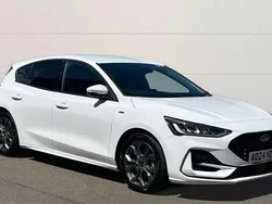 Frozen white (premium paint) Used 2024 Ford Focus ST-Line Hatchback | £19,488 (Fair price)