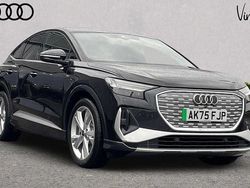 Used 2025 Audi Q4 Sportback e-tron S-Line SUV | £52,900