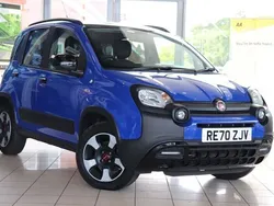 Blue and black Used 2020 Fiat Panda Hatchback | £9,550 (Expensive)