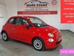 Pink Used 2020 Fiat 500 Lounge Hatchback | £8,995 (Expensive)
