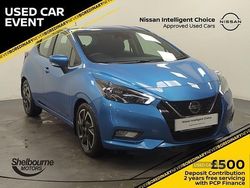 Blue Used 2021 Nissan Micra Acenta Hatchback | £12,399 (Fair price)