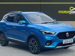 Blue Used 2024 MG ZS Exclusive Sedan | £15,250 (Fair price)