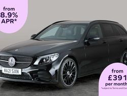 Black Used 2020 Mercedes C200 AMG line Estate | £24,556 (Expensive)