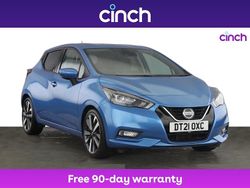 Blue Used 2021 Nissan Micra Tekna Hatchback | £14,049 (Fair price)